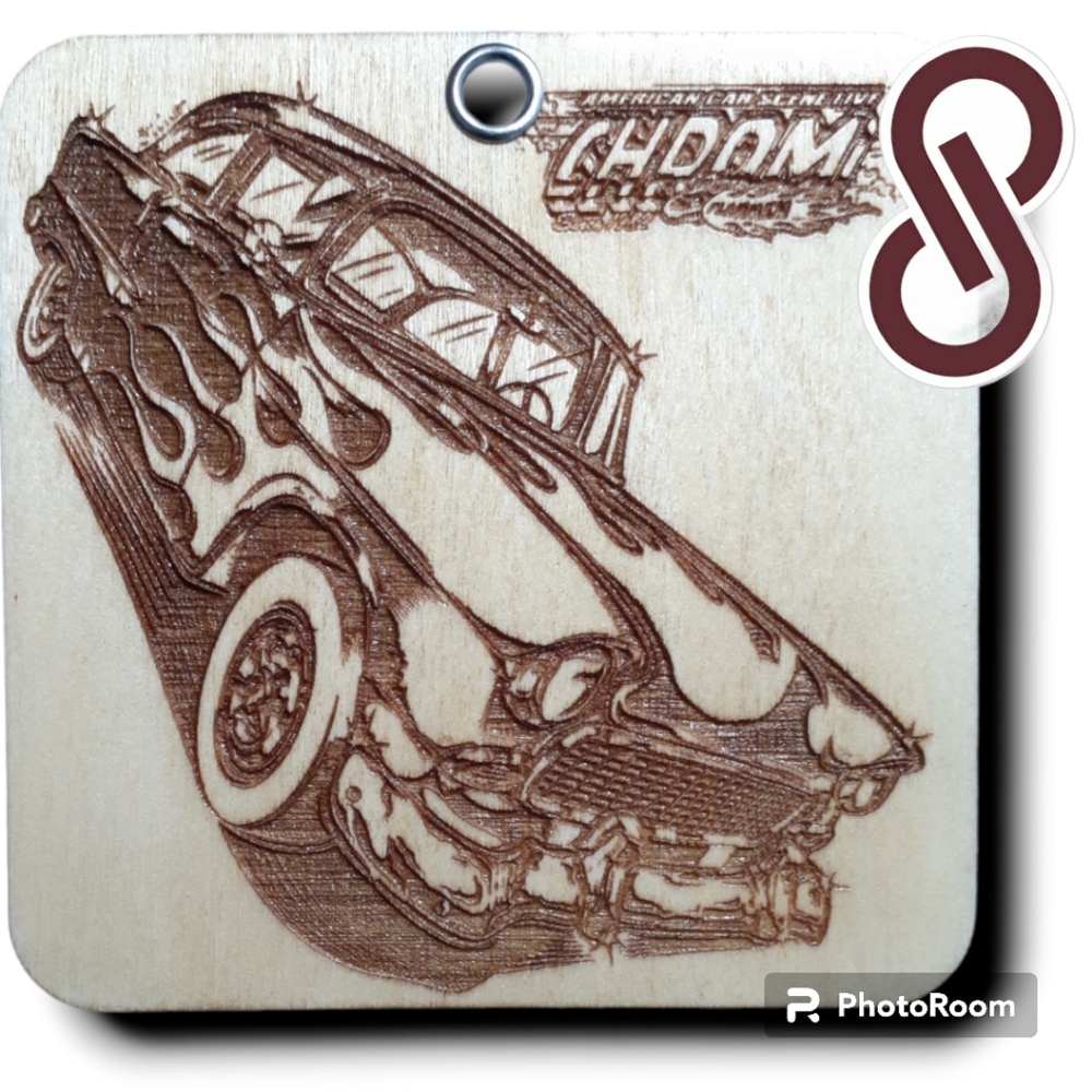 LASER ENGRAVED WOODEN SOUVENIR " CHDOM " COD/W-12